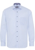 ETERNA LANGE MOUW OVERHEMD MODERN FIT KEPERBINDING LICHT BLAUW GERUIT
