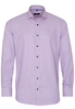 ETERNA LANGE MOUW OVERHEMD MODERN FIT KETTLANCÈ BLAUW / ROZE MET