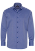 ETERNA LANGE MOUW OVERHEMD MODERN FIT KETTLANCÈ BLAUW PATROON