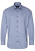 ETERNA LANGE MOUW OVERHEMD MODERN FIT KETTLANCÈ BLAUW/WIT PRINT