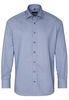 ETERNA LANGE MOUW OVERHEMD MODERN FIT KETTLANCÈ BLAUW/WIT PRINT