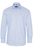 ETERNA LANGE MOUW OVERHEMD MODERN FIT KETTLANCÈ LICHT BLAUW / WIT MET