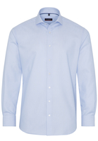 ETERNA LANGE MOUW OVERHEMD MODERN FIT KETTLANCÈ LICHT BLAUW / WIT MET