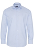 ETERNA LANGE MOUW OVERHEMD MODERN FIT KETTLANCÈ LICHT BLAUW / WIT MET