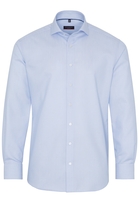 ETERNA LANGE MOUW OVERHEMD MODERN FIT KETTLANCÈ LICHT BLAUW / WIT MET
