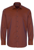 ETERNA LANGE MOUW OVERHEMD MODERN FIT KETTLANCÈ NAVY / ROESTROOD MET