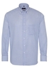 ETERNA LANGE MOUW OVERHEMD MODERN FIT OXFORD LICHTBLAUW / WIT