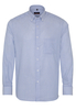 ETERNA LANGE MOUW OVERHEMD MODERN FIT OXFORD LICHTBLAUW / WIT