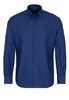 ETERNA LANGE MOUW OVERHEMD MODERN FIT OXFORD MARINEBLAUW UNI