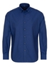 ETERNA LANGE MOUW OVERHEMD MODERN FIT OXFORD MARINEBLAUW UNI