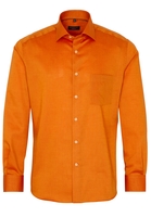 ETERNA LANGE MOUW OVERHEMD MODERN FIT OXFORD ORANJE UNI