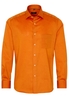 ETERNA LANGE MOUW OVERHEMD MODERN FIT OXFORD ORANJE UNI
