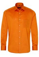 ETERNA LANGE MOUW OVERHEMD MODERN FIT OXFORD ORANJE UNI