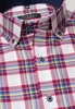 ETERNA LANGE MOUW OVERHEMD MODERN FIT OXFORD ROOD/BLAUW GERUIT
