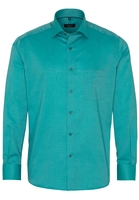 ETERNA LANGE MOUW OVERHEMD MODERN FIT OXFORD TURKOOIS UNI