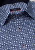 ETERNA LANGE MOUW OVERHEMD MODERN FIT PINPOINT BLAUW PRINT