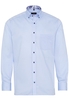 ETERNA LANGE MOUW OVERHEMD MODERN FIT PINPOINT BLAUW UNI