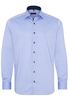 ETERNA LANGE MOUW OVERHEMD MODERN FIT PINPOINT MEDIUM BLAUW UNI