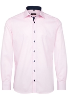 ETERNA LANGE MOUW OVERHEMD MODERN FIT PINPOINT ROZE UNI