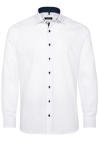 ETERNA LANGE MOUW OVERHEMD MODERN FIT PINPOINT WIT UNI