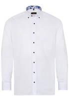 ETERNA LANGE MOUW OVERHEMD MODERN FIT PINPOINT WIT UNI