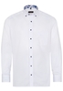 ETERNA LANGE MOUW OVERHEMD MODERN FIT PINPOINT WIT UNI