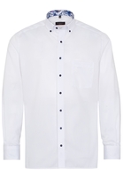 ETERNA LANGE MOUW OVERHEMD MODERN FIT PINPOINT WIT UNI