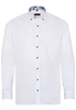 ETERNA LANGE MOUW OVERHEMD MODERN FIT PINPOINT WIT UNI