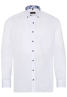 ETERNA LANGE MOUW OVERHEMD MODERN FIT PINPOINT WIT UNI