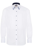 ETERNA LANGE MOUW OVERHEMD MODERN FIT PINPOINT WIT UNI
