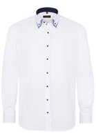 ETERNA LANGE MOUW OVERHEMD MODERN FIT PINPOINT WIT UNI