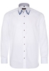 ETERNA LANGE MOUW OVERHEMD MODERN FIT PINPOINT WIT UNI