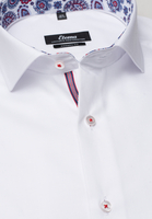 ETERNA LANGE MOUW OVERHEMD MODERN FIT PINPOINT WIT UNI