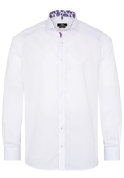 ETERNA LANGE MOUW OVERHEMD MODERN FIT PINPOINT WIT UNI