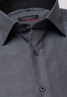 ETERNA LANGE MOUW OVERHEMD MODERN FIT PINPOINT ZWART UNI