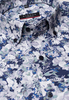 ETERNA LANGE MOUW OVERHEMD MODERN FIT POPELINE BLAUW / GROEN PRINT