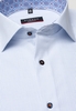 ETERNA LANGE MOUW OVERHEMD MODERN FIT POPELINE BLAUW GERUIT