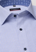 ETERNA LANGE MOUW OVERHEMD MODERN FIT POPELINE BLAUW GERUIT