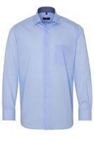 ETERNA LANGE MOUW OVERHEMD MODERN FIT POPELINE LICHTBLAUW UNI