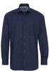ETERNA LANGE MOUW OVERHEMD MODERN FIT POPELINE MARINEBLAUW UNI
