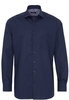 ETERNA LANGE MOUW OVERHEMD MODERN FIT POPELINE MARINEBLAUW UNI