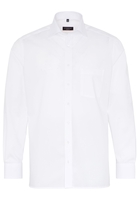 ETERNA LANGE MOUW OVERHEMD MODERN FIT POPELINE WIT UNI