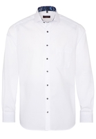 ETERNA LANGE MOUW OVERHEMD MODERN FIT POPELINE WIT UNI