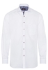 ETERNA LANGE MOUW OVERHEMD MODERN FIT POPELINE WIT UNI