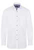 ETERNA LANGE MOUW OVERHEMD MODERN FIT POPELINE WIT UNI