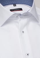 ETERNA LANGE MOUW OVERHEMD MODERN FIT POPELINE WIT UNI