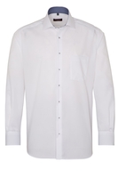 ETERNA LANGE MOUW OVERHEMD MODERN FIT POPELINE WIT UNI