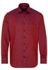ETERNA LANGE MOUW OVERHEMD MODERN FIT ROOD MET RELIËF