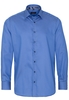 ETERNA LANGE MOUW OVERHEMD MODERN FIT SATIJNBINDING BLAUW UNI