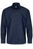 ETERNA LANGE MOUW OVERHEMD MODERN FIT SOFT TAILORING DENIM JEANS BLAUW